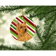 thumbnail image 2 of Norwich Terrier Candy Cane Holiday Christmas Ceramic Ornament SS4568, 2 of 2