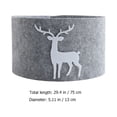 thumbnail image 2 of Miangastore 2Pcs Christmas Tree Skirt Elk Pattern Non-woven Christmas Tree Bottom Skirts, 2 of 9