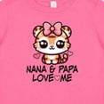 thumbnail image 4 of Inktastic Nana and Papa Grandchild Girl Tiger Girls Baby T-Shirt, 4 of 5