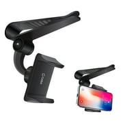Cellet Sun Visor Phone Mount, Car Phone Holder for Car, Cradle Clip Compatible to Apple iPhones, Samsung Galaxy, Motorola Moto, Google Pixel Smartphones