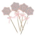 thumbnail image 4 of Tops de decoración de Torta de cumpleaños Sunnimix Cupcake Cake Topper de copo de nieve, 4 of 8