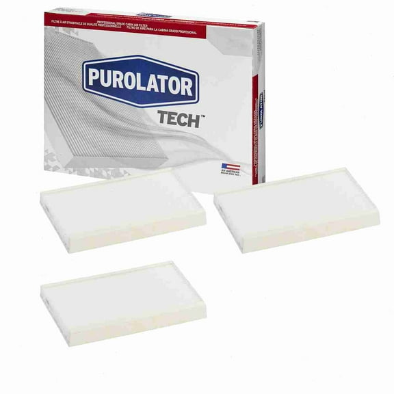 3 pc Purolator TECH TC25245 Cabin Air Filters for 10261703 10340216 10395221 10406026 10446783 15284938 224780 24780 453-2023 4780 61624780 89780 AF102 AF1064 AF1136 ALC-5204 AQ1001 C25245 C25245P