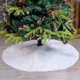 thumbnail image 1 of Falda de de Navidad blanca, decoración del hogar, suministros para fiestas, adorno para de Navidad, tapete para dormitorio, sala de estar, 90 centímetros, 1 of 8