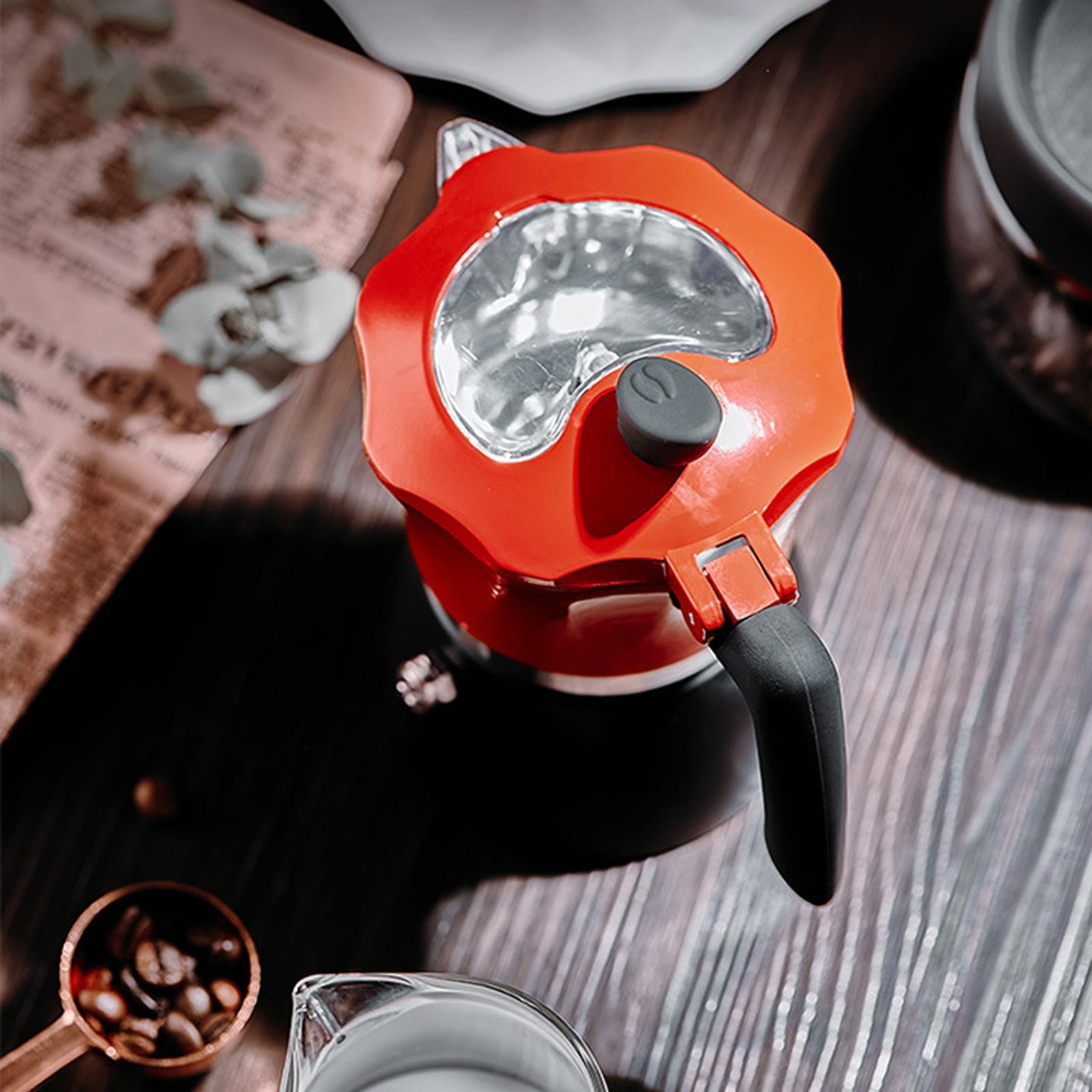 Aluminum Alloy Electric Coffee Pot Cappuccino Maker Latte Maker Classic Italian 150ml