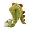 thumbnail image 4 of Sombrero de peluche con orejas saltonas para hombre y mujer Verde, 4 of 9
