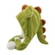 thumbnail image 4 of Gorro de peluche con orejas móviles Yuyangstore diseño de dragón para adultos Año Nuevo chino Verde, 4 of 8
