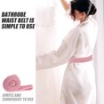 thumbnail image 3 of CATIEBYE Robe Belt De Franela Rosa Suave Para Cinturón Resistente Y Cómodo, 3 of 6