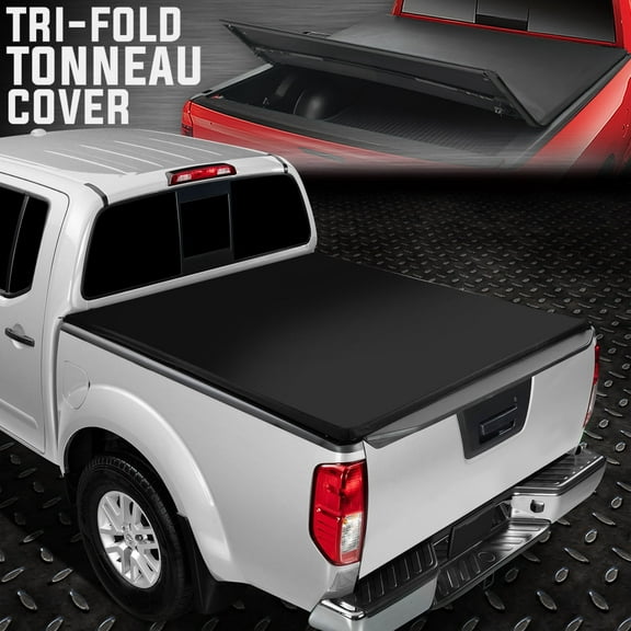 Nuvision for 05-23 Nissan Frontier 5' Bed Tri-Fold Adjustable Soft Trunk Tonneau Cover