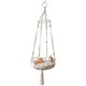 thumbnail image 1 of Hamaca colgante de macramé con borlas para gatos, cesta tejida a mano, cama columpio para gatos, casa para gatos para ventana interior, 1 of 7