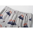 thumbnail image 3 of WIBACKER 100% Cotton 2 Pieces Pajamas for 3-8T Little Boys Kids Train Sleepwear Tops and Pants Set, 3 of 10