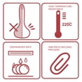 thumbnail image 5 of 8.3 Inch Silicone Soup Ladle Spoon Restaurant Kitchen Scoop Utensil Cooking Supplies Orange, 5 of 7