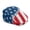 American Flag Distressed Print, variant on Newsboy Hat with America 250th Celebration Pattern, Polyester Flat Cap for Men and Women for Travel Street Casual Wear