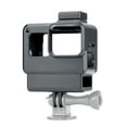 thumbnail image 1 of Vlog Case Action Camera Housing Shell Vlogging Cage Frame with Cold Shoe Mount for GoPro Hero 7 6 5 Black for External Microphone & Pro 3.5mm Mic Adapter, 1 of 7