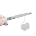 thumbnail image 3 of CNKOO Durable Stainless Steel Double Side Nail File Buffer Manicure Griding Rod Tool, 3 of 10