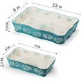 thumbnail image 2 of Baking Dish Casserole Dish Ceramic Lasagna Pan 2-Pcs Bakeware Sets Baking Dishes Baking Set Baking Dish Set, 2 of 7