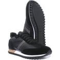 thumbnail image 5 of Boss Parkour Runn Men's Low Top Lace Up Synthetic Trainers In Black Size 10, 5 of 6