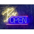 thumbnail image 3 of Glowneon Bar Open Neon Sign, Signboard Decor for Bar, 3 of 4