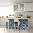 thumbnail image 6 of Mi Alma Removable Vinyl Spanish Blue White Backsplash Tile Stickers, 24pcs, 6 of 11