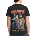 thumbnail image 2 of T-Shirt à Col Rond Imprimé 3d avec Motif Ondulé pour Jeunes, Manches Courtes, pour Garçons et Filles, 2 of 8