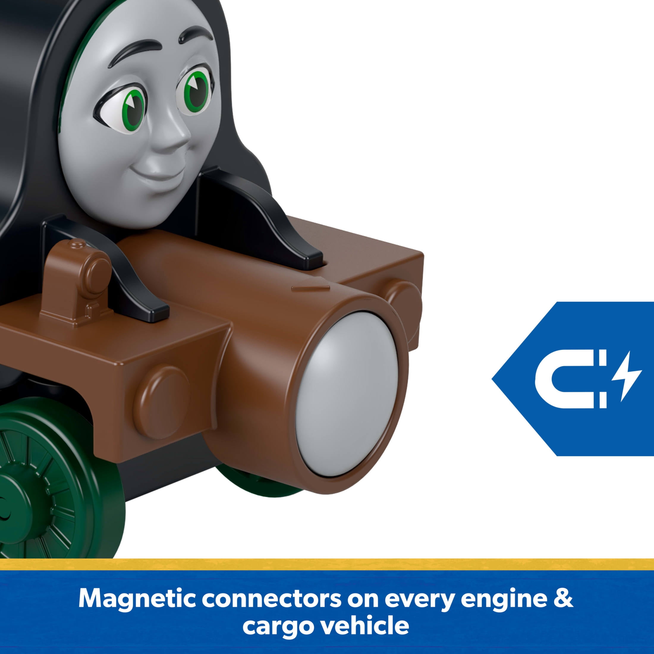 Thomas & Friends by Fisher-Price Die-Cast Emily Engine & Tender, Toy Train Set for Preschoolers