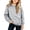 Gray-Kids Sweatshirt, variant on breaise Girls Casual Long Sleeve Hoodies Cute Oversized Fleece Sweatshirt Cozy Solid Color Sweatshirts