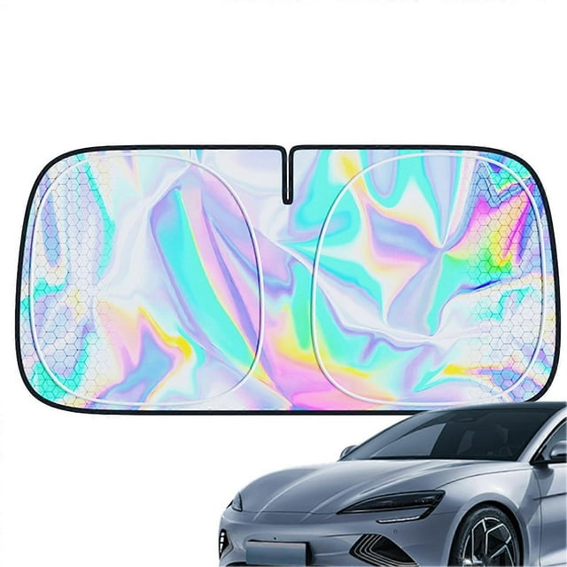 Car Sunshade Front Windshield Sunscreen Automotive Interior Cover Universal Fit Travel Friendly Large Heat Reflective