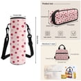 thumbnail image 7 of Jeiento Pink Polka Dots 17 Inch Large Capacity Book Bag Set 4-Piece Lunch Bag Pencil Case Water Bottle Holder Lightweight Durable School Backpack for Kids Teens, 7 of 7