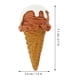 thumbnail image 4 of KAKOWELY 4 piezas de decoración realista de cono de helado para exhibición de postres, accesorios de fotografía, decoración de fiestas, modelos de helados artificiales, 4 of 5