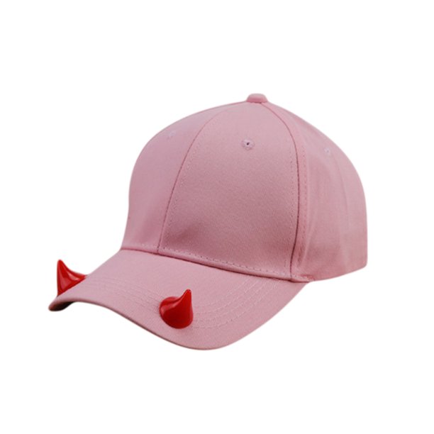 Halloween Baseball Cap for Women Men Devil/Tusks Horns Cutout Holes
