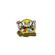 Cuphead & Mugman Pin | Official Cuphead Collectible Pin | Measures 2 Inches