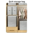 thumbnail image 3 of TOPRenddon Storage Bag Stackable Closet Organizer, Comforters and Blankets Large Capacity Folding With Reinforced Handle Zipper for Clothes Comforters Pillow Blanket Bedding Quilt, 3 of 5