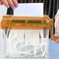 thumbnail image 2 of Hand Crank Paper Shredder Mini Document Paper Cutting Tool Receipts Ticket Bill Cutting Machine  Supplies Orange, 2 of 6