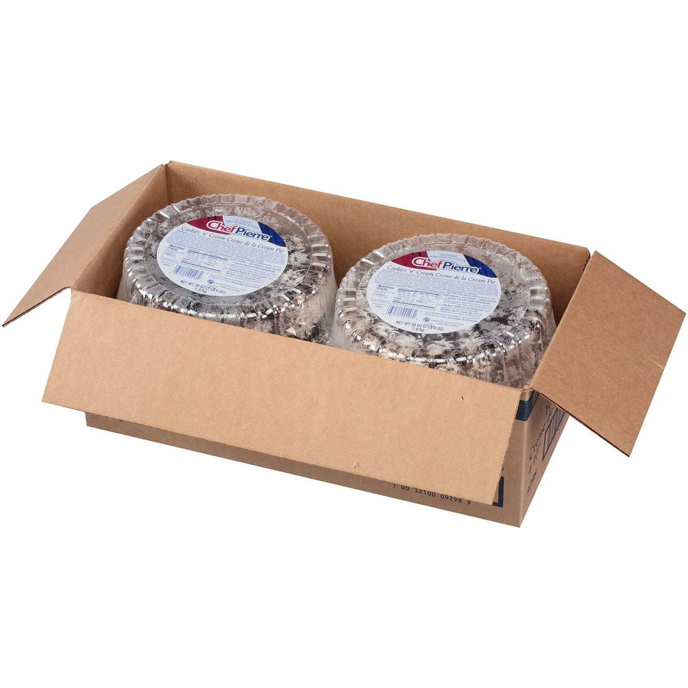 Sara Lee Chef Pierre Cookies and Cream Creme De La Cream Pie, 10 inch -- 4 per Case.