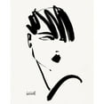 thumbnail image 3 of Tavoletti, Anne 12x14 Black Modern Framed Museum Art Print Titled - Brush Portrait IX, 3 of 5