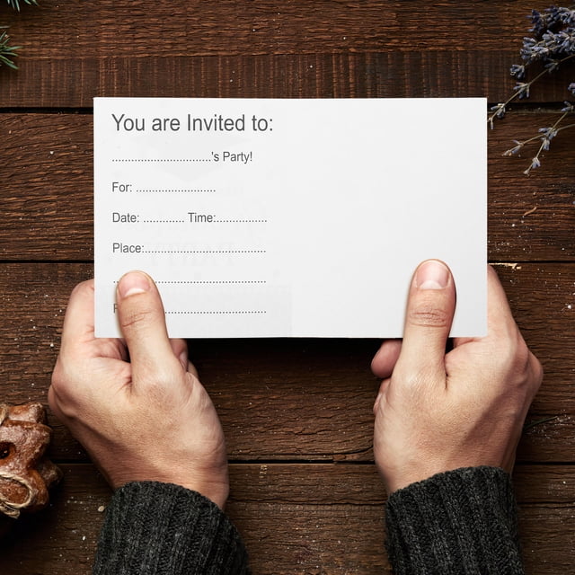 OULII 8Pcs Graduation Party Invitation Cards Paper Cards with Elegant Design for Graduation Celebration