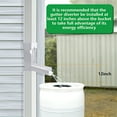 thumbnail image 3 of Kit Rain Barrel Foldable Rainwater Diverter Downspout Pipe Size 23x10x30cm White, 3 of 8