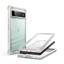 i-Blason Ares Series Designed for Google Pixel 6 Case (2021), Dual Layer Rugged Clear Bumper Case Without Built-in Screen Protector (Gray)