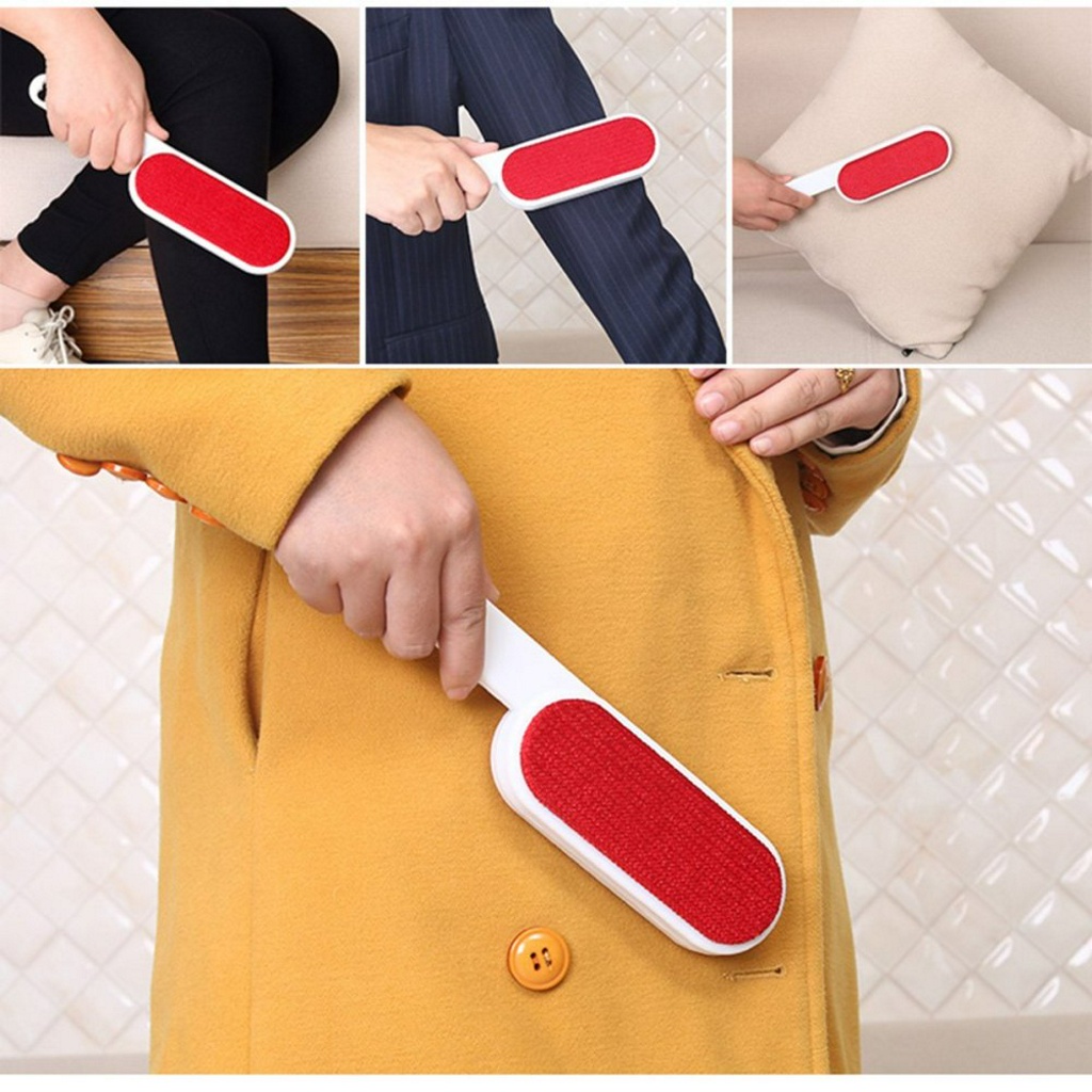 Dust Rotating Brush Lint Fluff Fabric Clothes Coats Sofa Remover