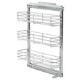 thumbnail image 4 of vidaXL 3-Tier Pull-out Kitchen Wire Basket Silver Slidable Rack Multi Sizes, 4 of 18