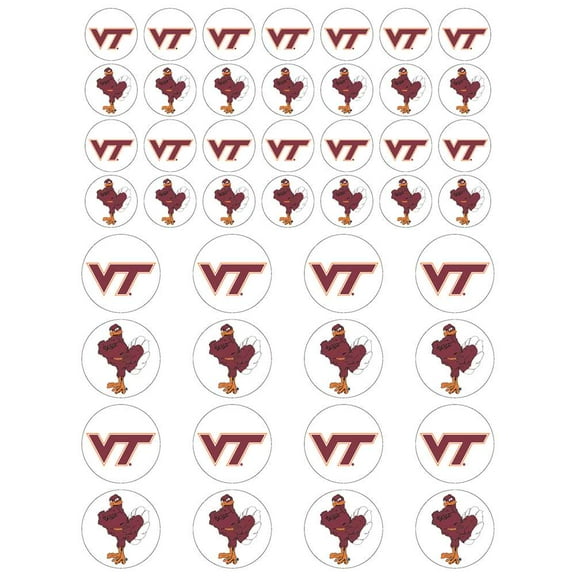 Virginia Tech Hokies Small Sticker Sheet - 2 Sheets