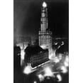 thumbnail image 1 of 24"x36" Gallery Poster, Woolworth Building 1913 Manhattan New York City at Night, 1 of 1
