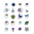 thumbnail image 1 of Anillos de humor Qarigey Color cambiable Temperatura ajustable Accesorios para los dedos, 1 of 5