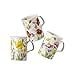 thumbnail image 3 of Tasses en Porcelaine Anglaise Fine - Ensemble de Trois - English Meadow par Roy Kirkham, 3 of 3