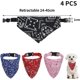 thumbnail image 4 of KAIYANG 4 Piezas Bandanas para Perros Collar Bufanda Accesorios para Perros Pequeños Medianos y Gatos S, 4 of 4