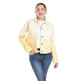 thumbnail image 1 of Chamarra denim con degradado Roman Fahion /Juvenil, 19941 (Amarillo) amarillo M, 1 of 5
