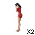 thumbnail image 1 of Figura Escala 2x1/64 Juguete Para Maquetas De Ferrocarriles Y Trenes Diorama Micro Paisaje Mujer, 1 of 10