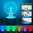 thumbnail image 2 of 7 Color LED Night Light for Kids with USB or 3 AAA Battery Power 20 cm Plastic Shade Room Decoration Gift, 2 of 5