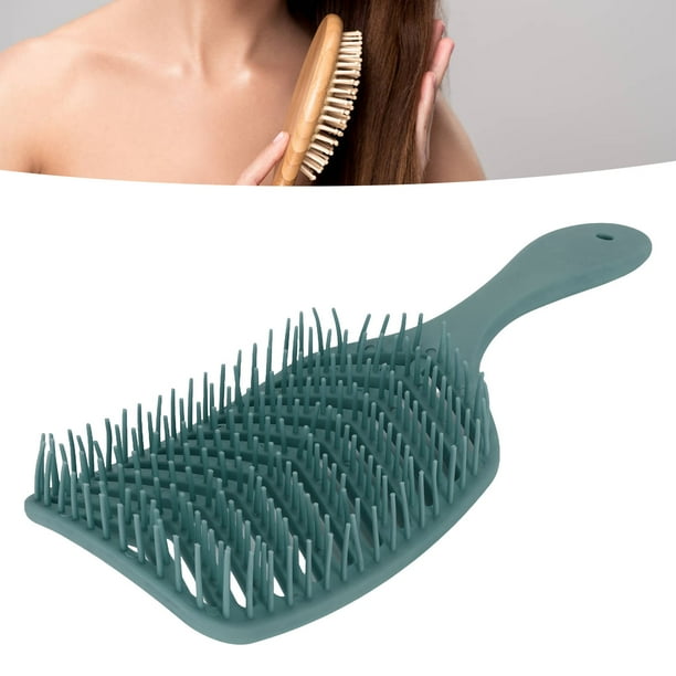 Hollow Hair Brush Detangling Styling Hairbrush For Wet Dry Hair Blow Drying Curved Hair Styling Comb