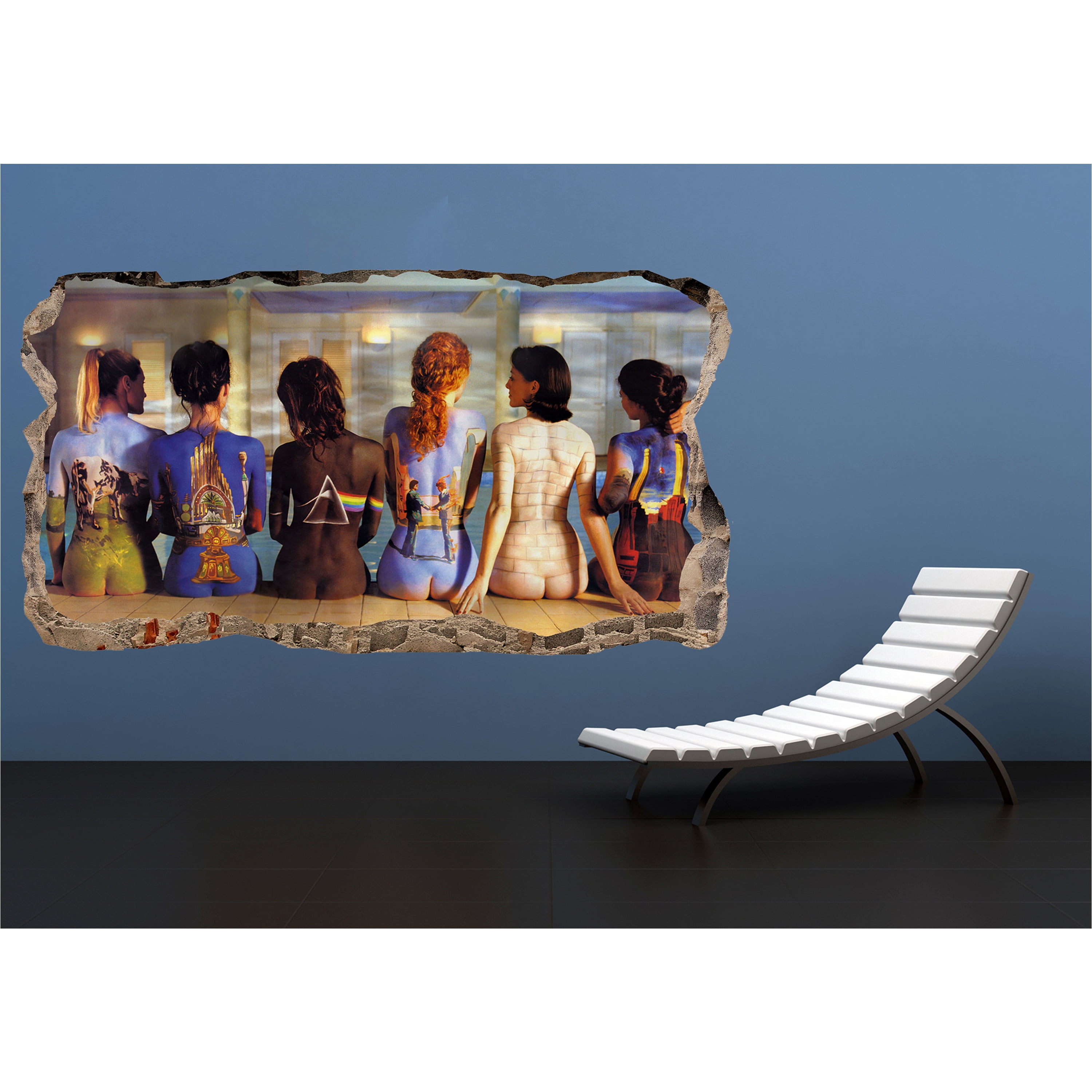 Startonight 3d Mural Wall Art Photo Decor Girls At The Pool Amazing Dual View Surprise Wall Mural Wallpaper For Bedroom Sensual Wall Paper Art Gift