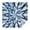 Blue White Tie, variant on Blue White Tie Dye Mandala Pattern Square Tablecloth,Waterproof Square Table Cover,Wipeable Spillproof Washable Table Cover for Home Kitchen Party Decor 42"X42"(107x107cm)